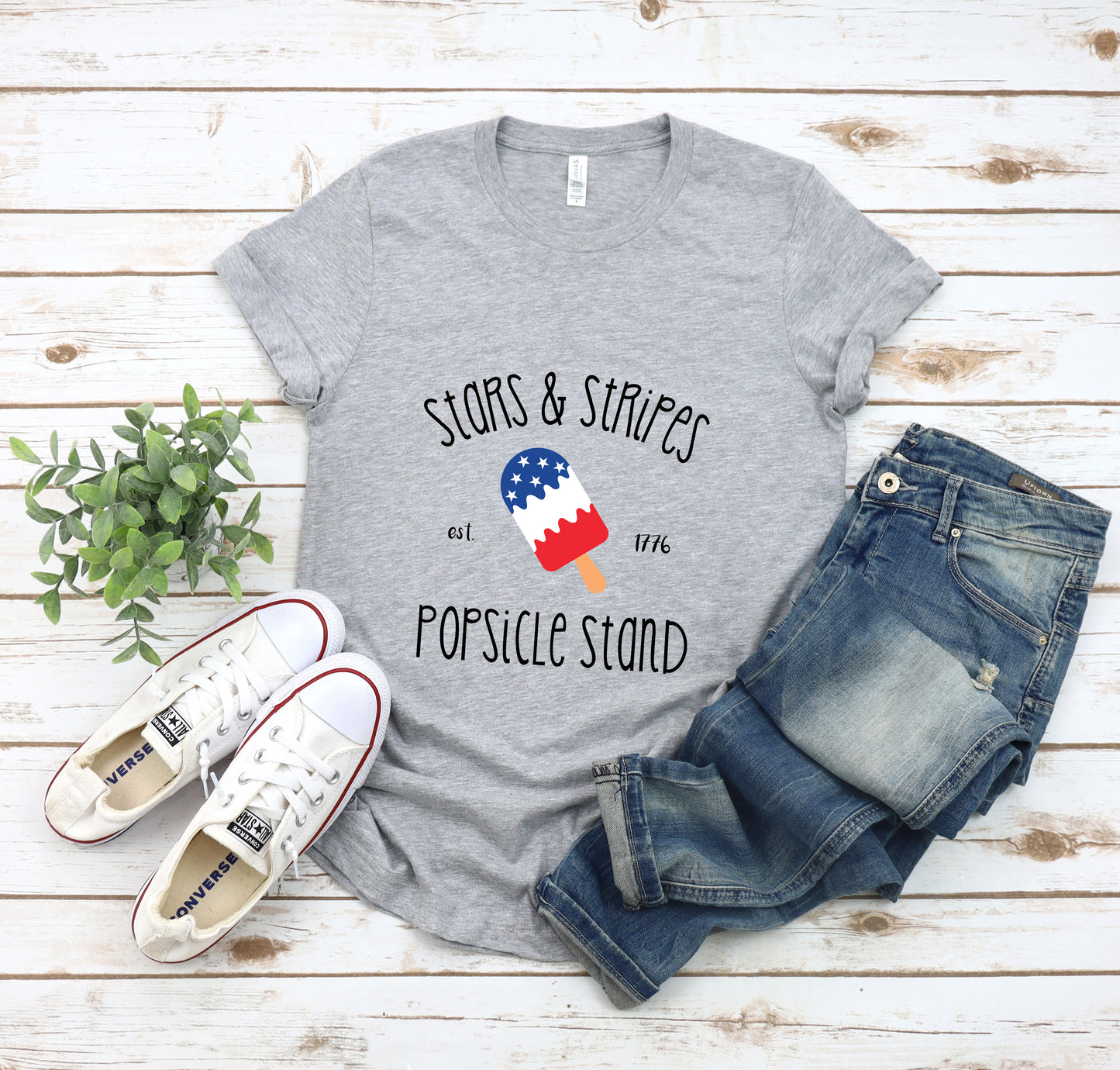 Fourth of July Stars and Stripes T-Shirt