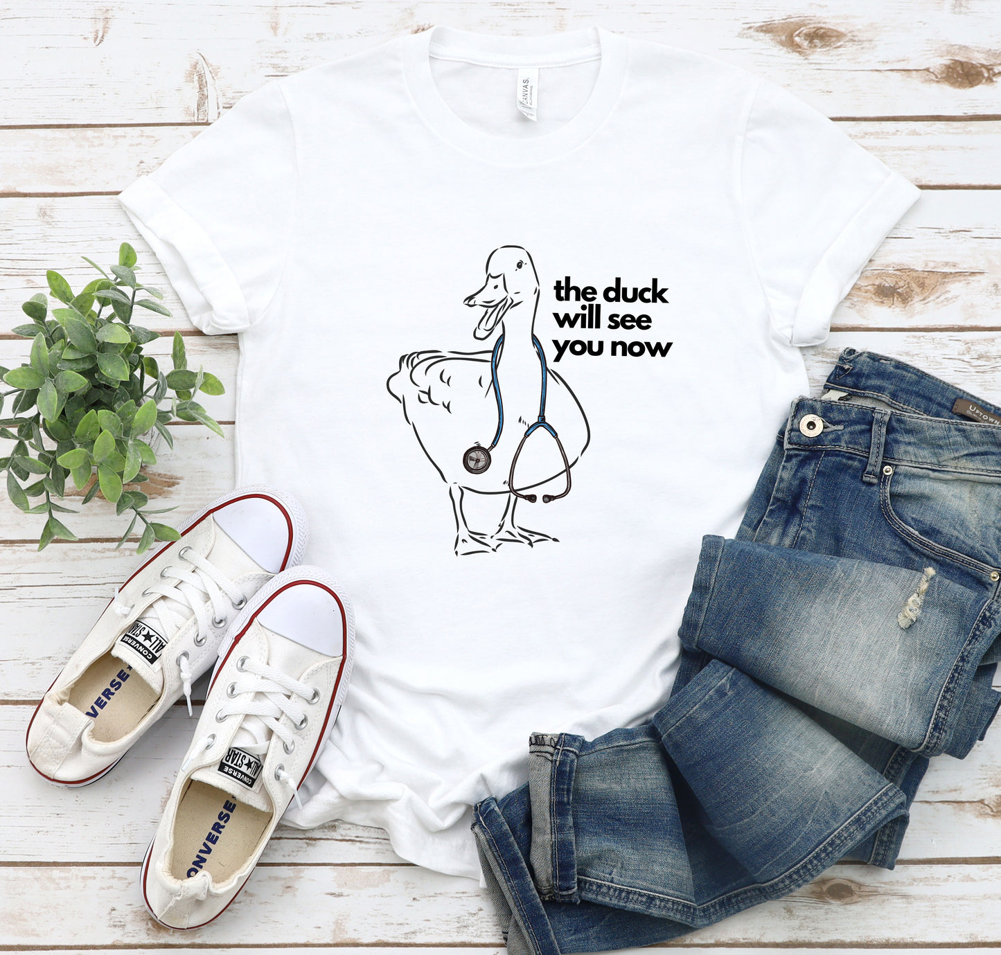 The Duck Will See You Now Tee