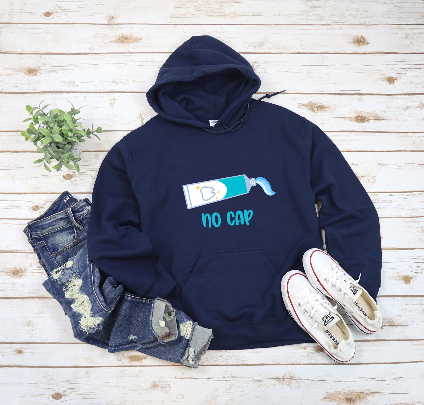 No Cap Unisex Hooded Sweatshirt