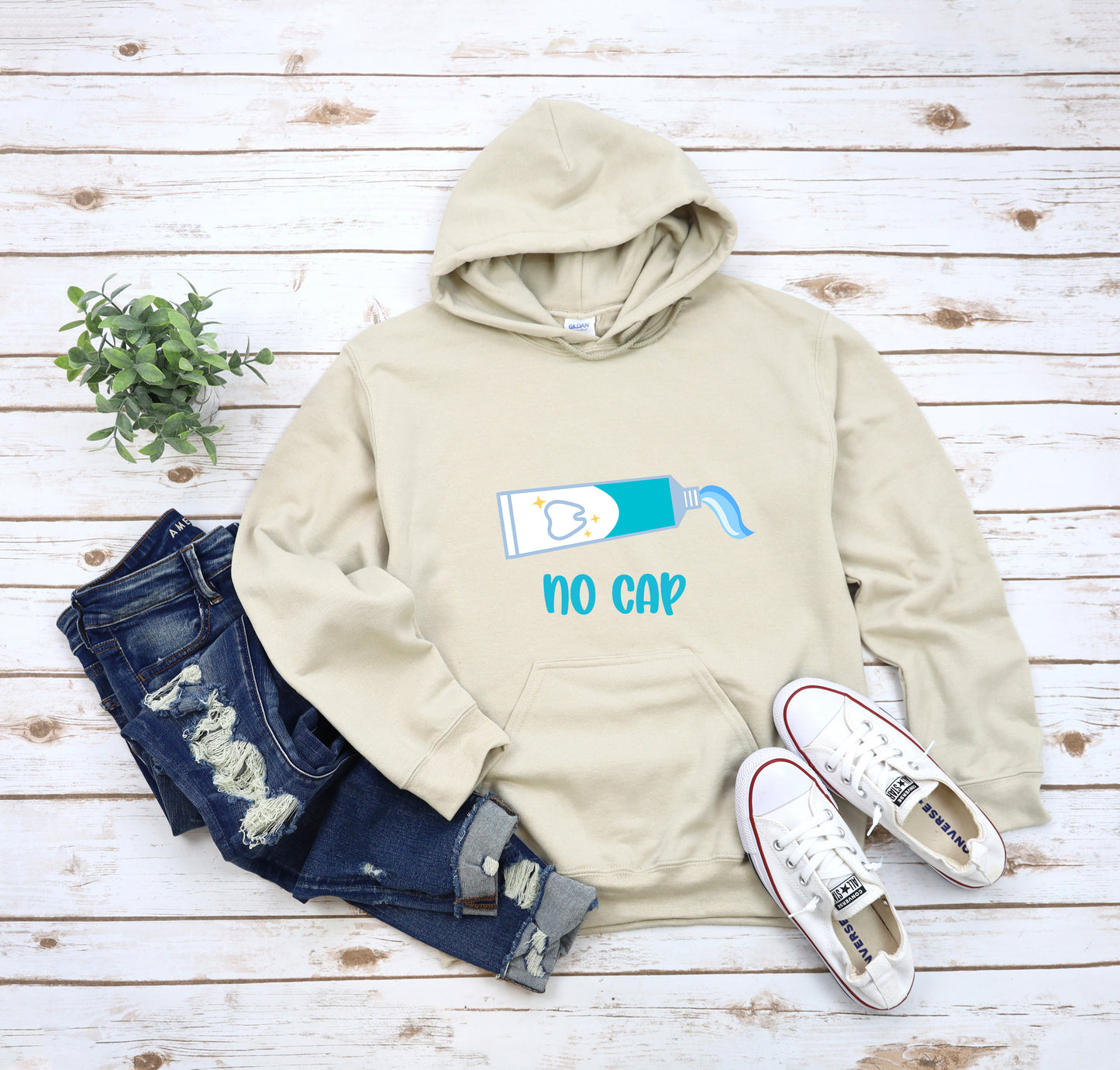 No Cap Unisex Hooded Sweatshirt