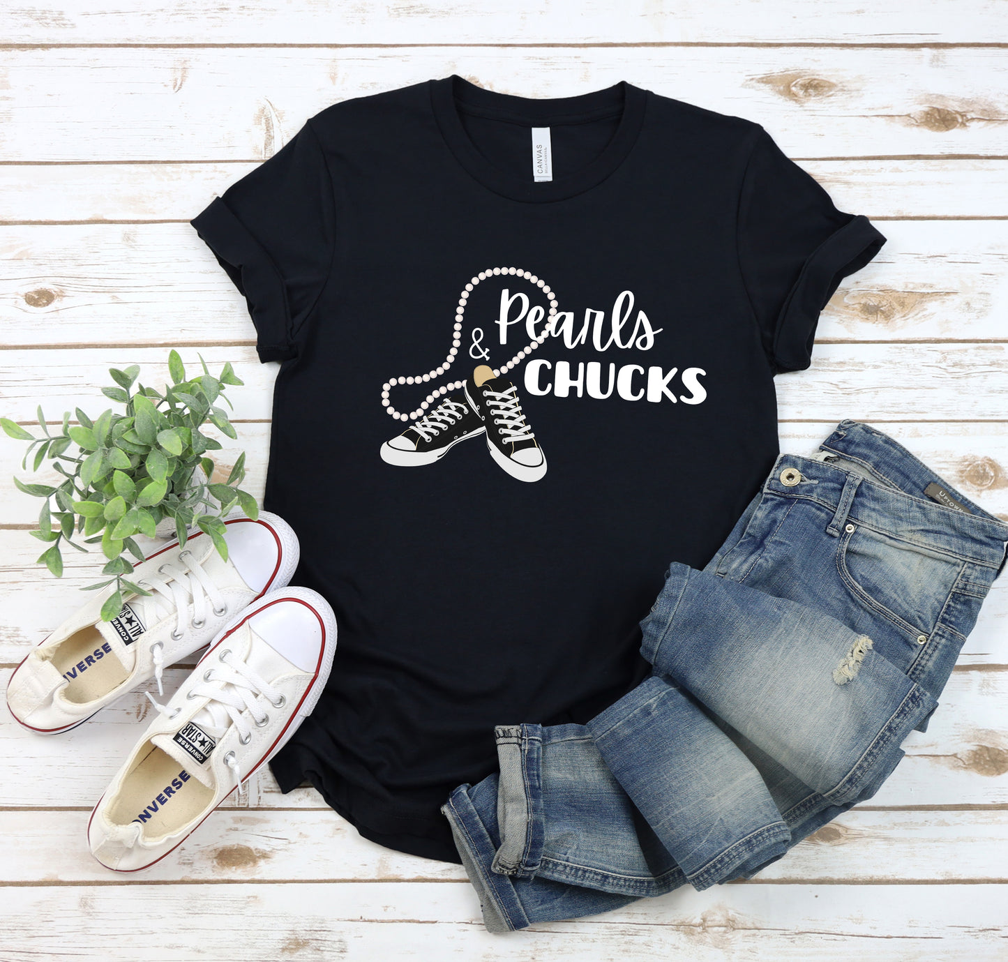 Pearls and Chucks Kamala T-Shirt