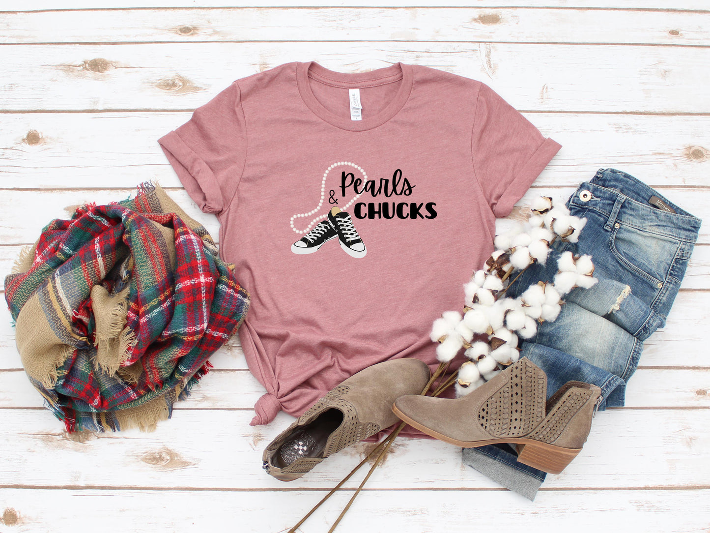Pearls and Chucks Kamala T-Shirt