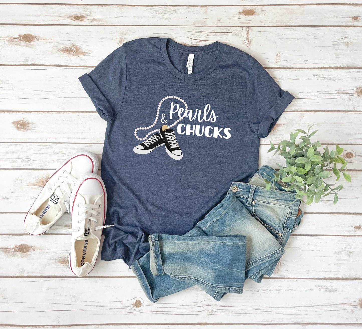 Pearls and Chucks Kamala T-Shirt