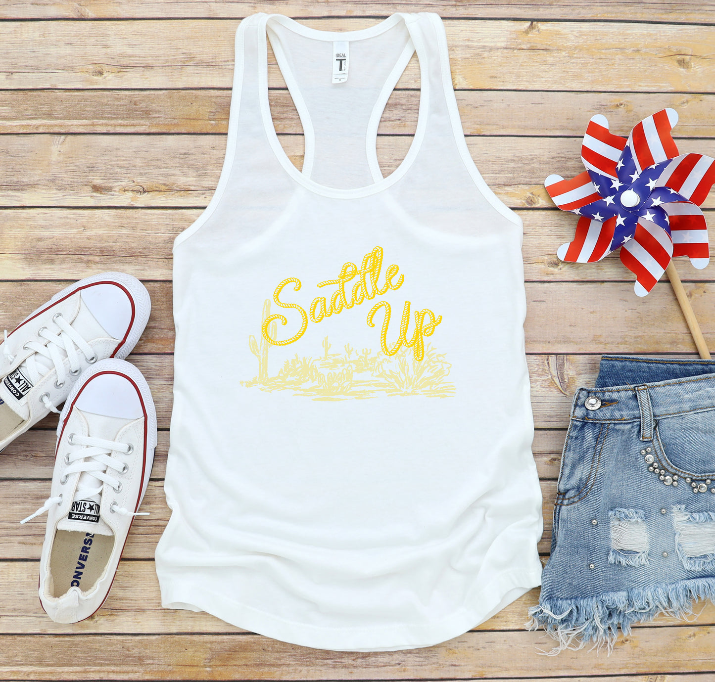 Saddle Up Women's Racerback Tank