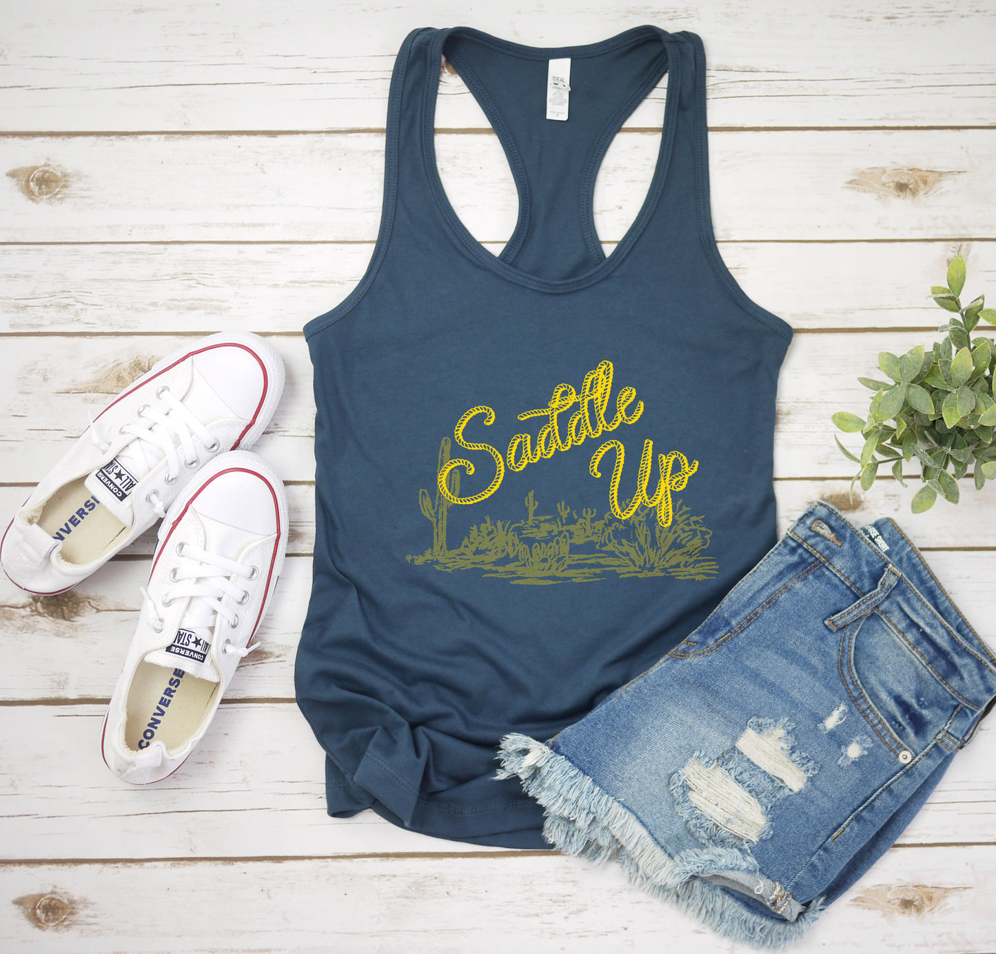 Saddle Up Women's Racerback Tank
