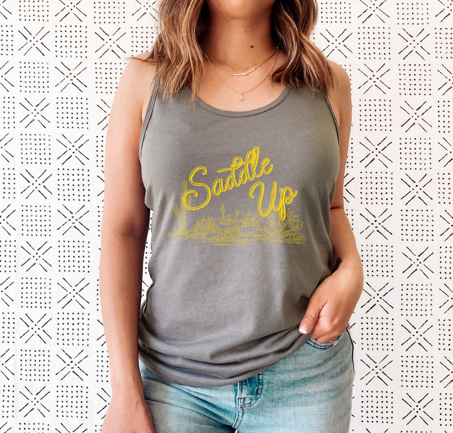 Saddle Up Women's Racerback Tank