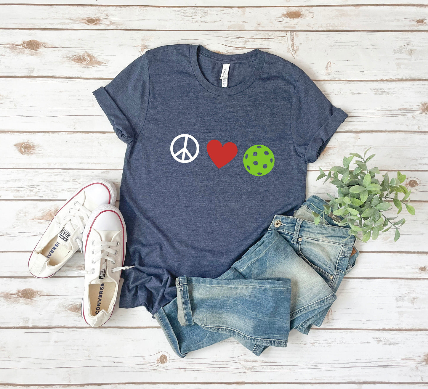 Peace Love Pickleball T-Shirt