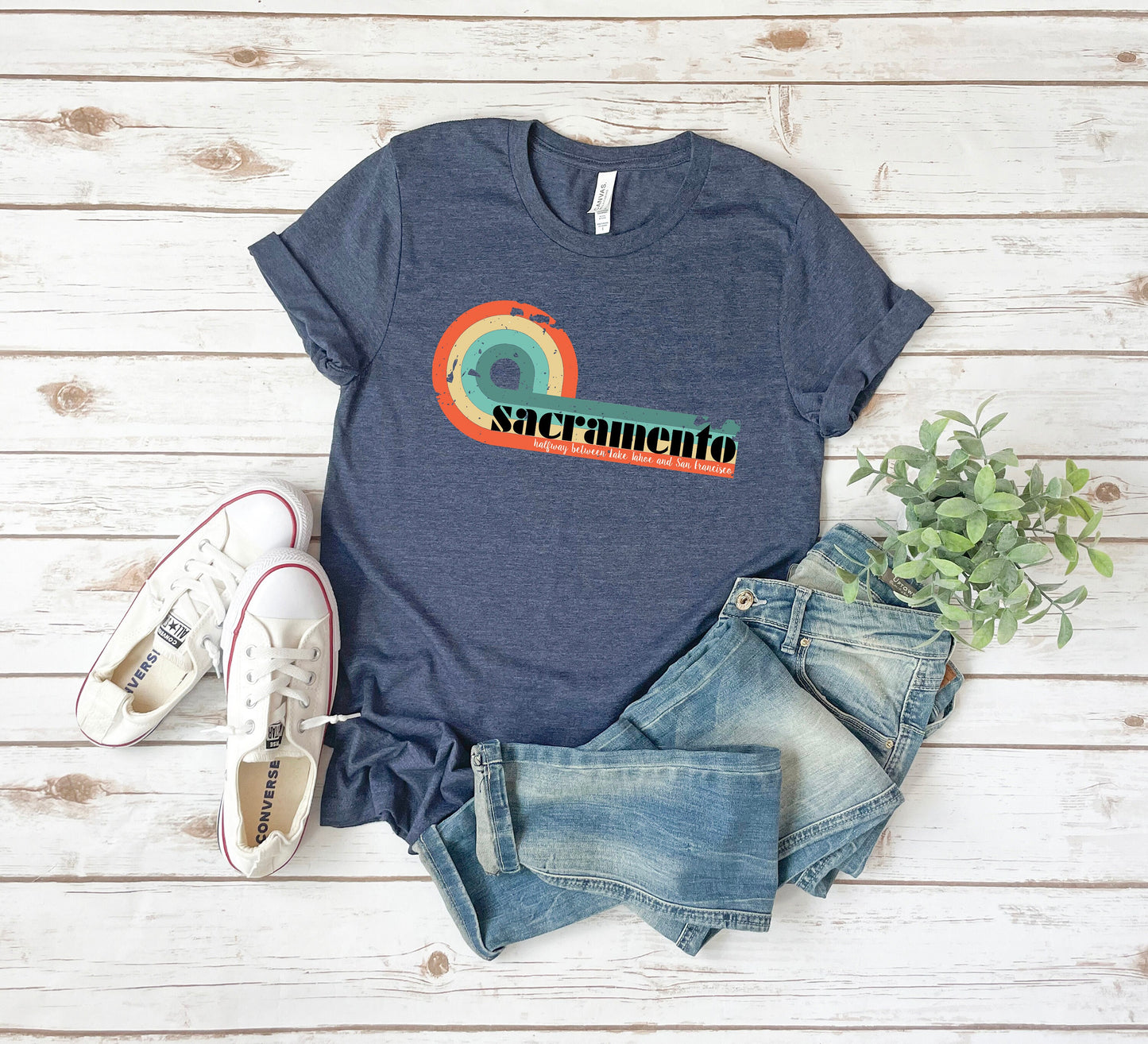 Sacramento Ironic City T-Shirt
