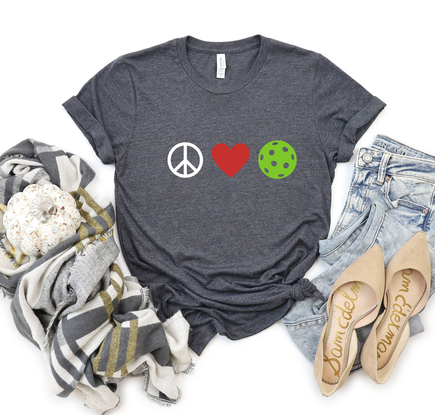 Peace Love Pickleball T-Shirt