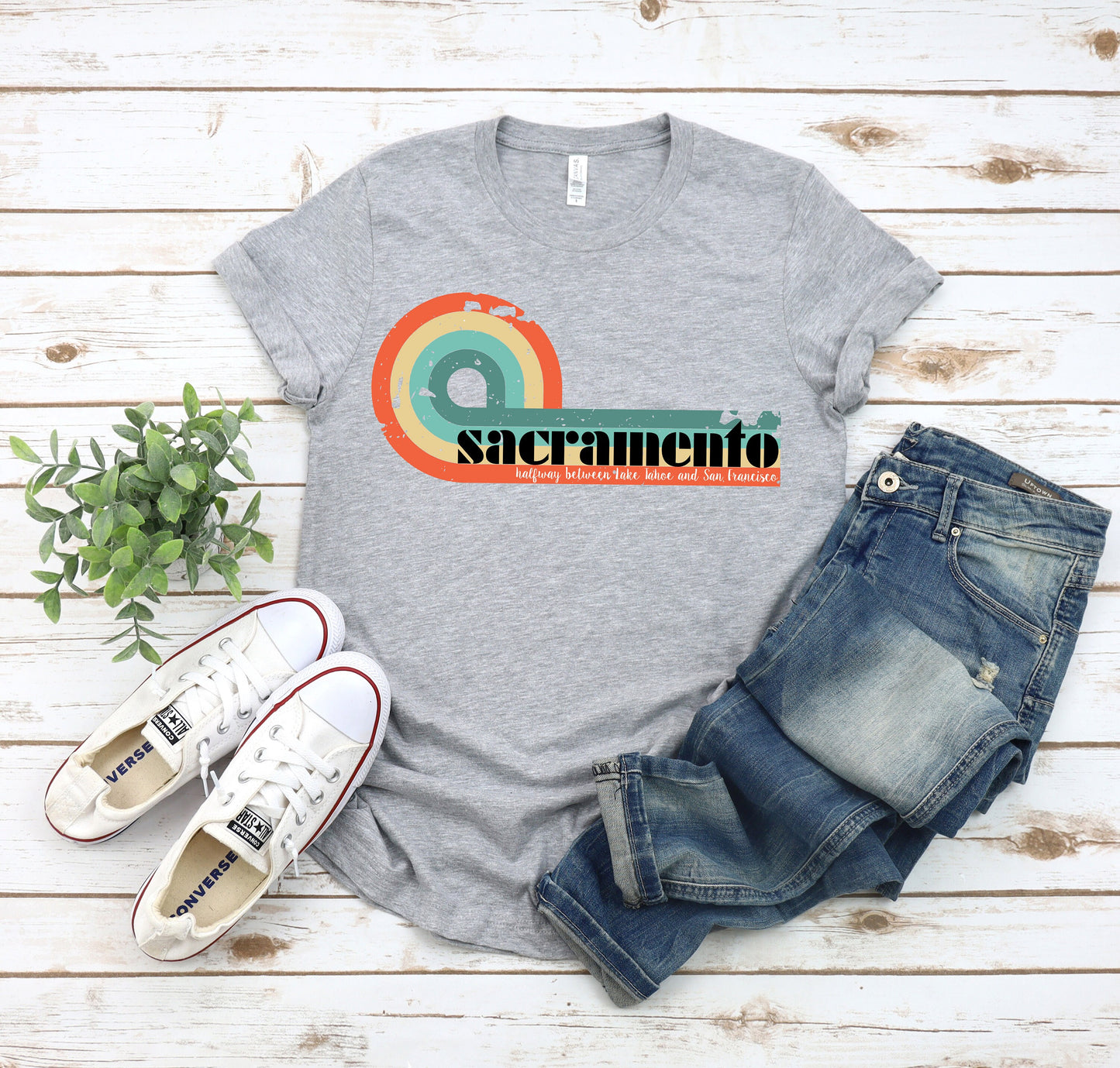 Sacramento Ironic City T-Shirt