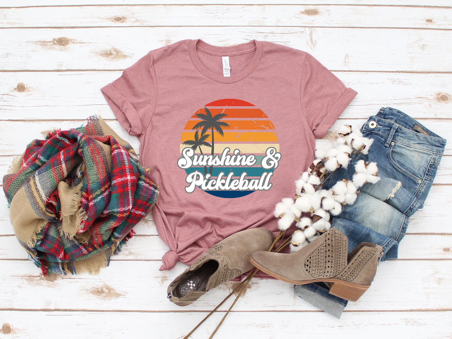 Sunshine and Pickleball T-Shirt