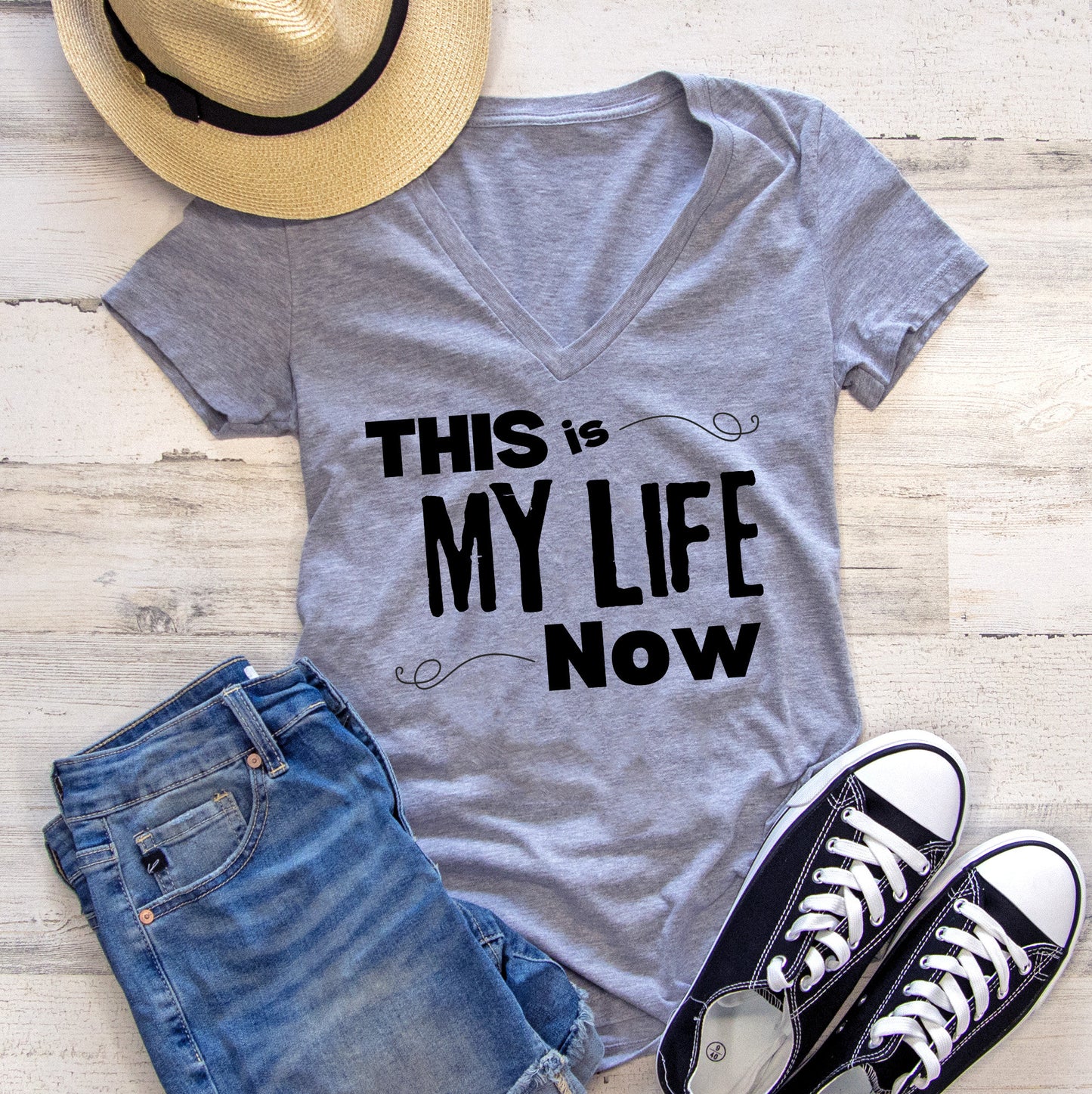 This is My Life Now Women's V-Neck Teee