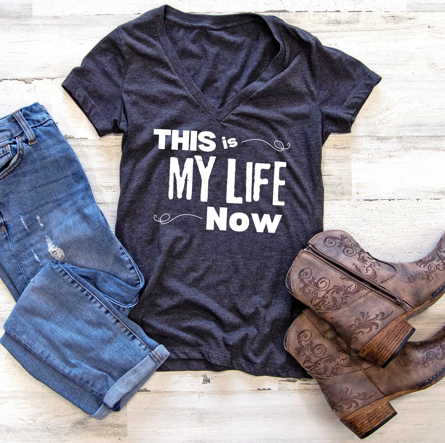 This is My Life Now Women's V-Neck Teee
