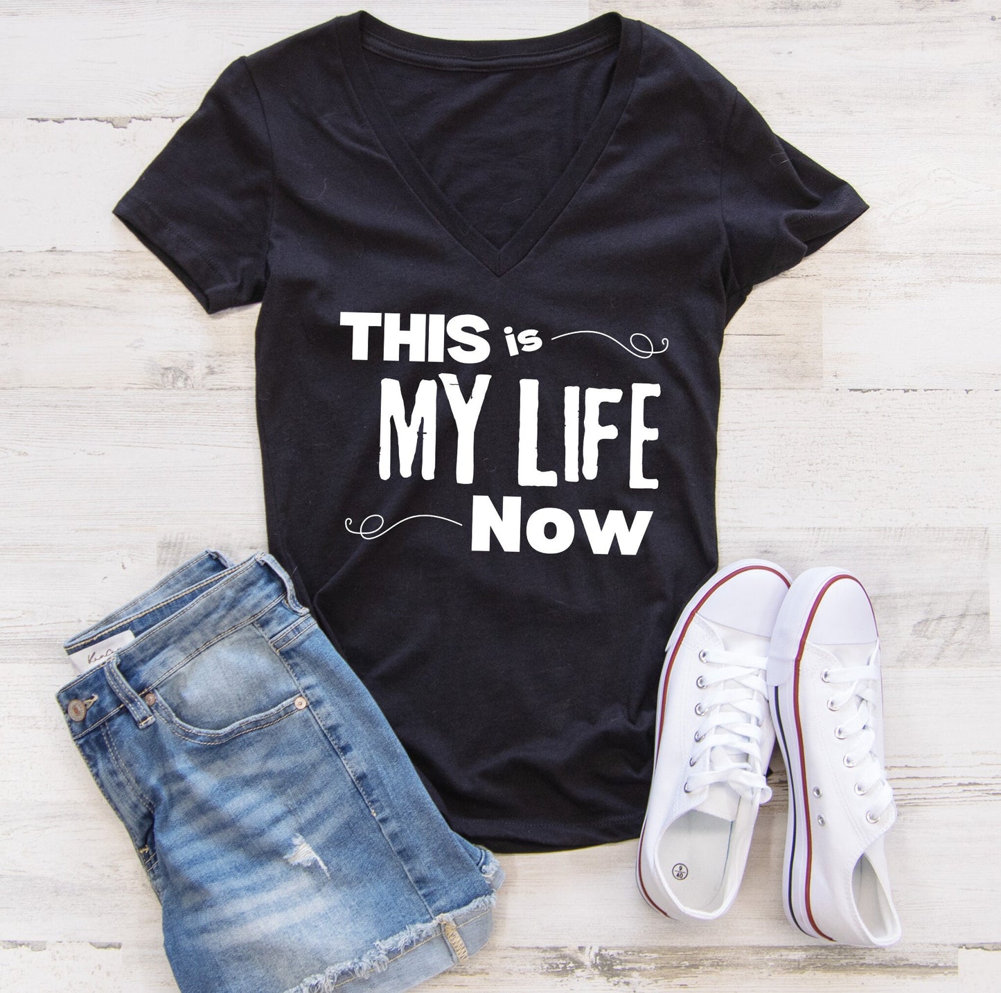 This is My Life Now Women's V-Neck Teee