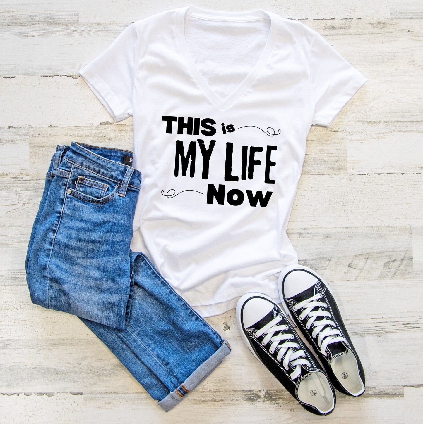 This is My Life Now Women's V-Neck Teee
