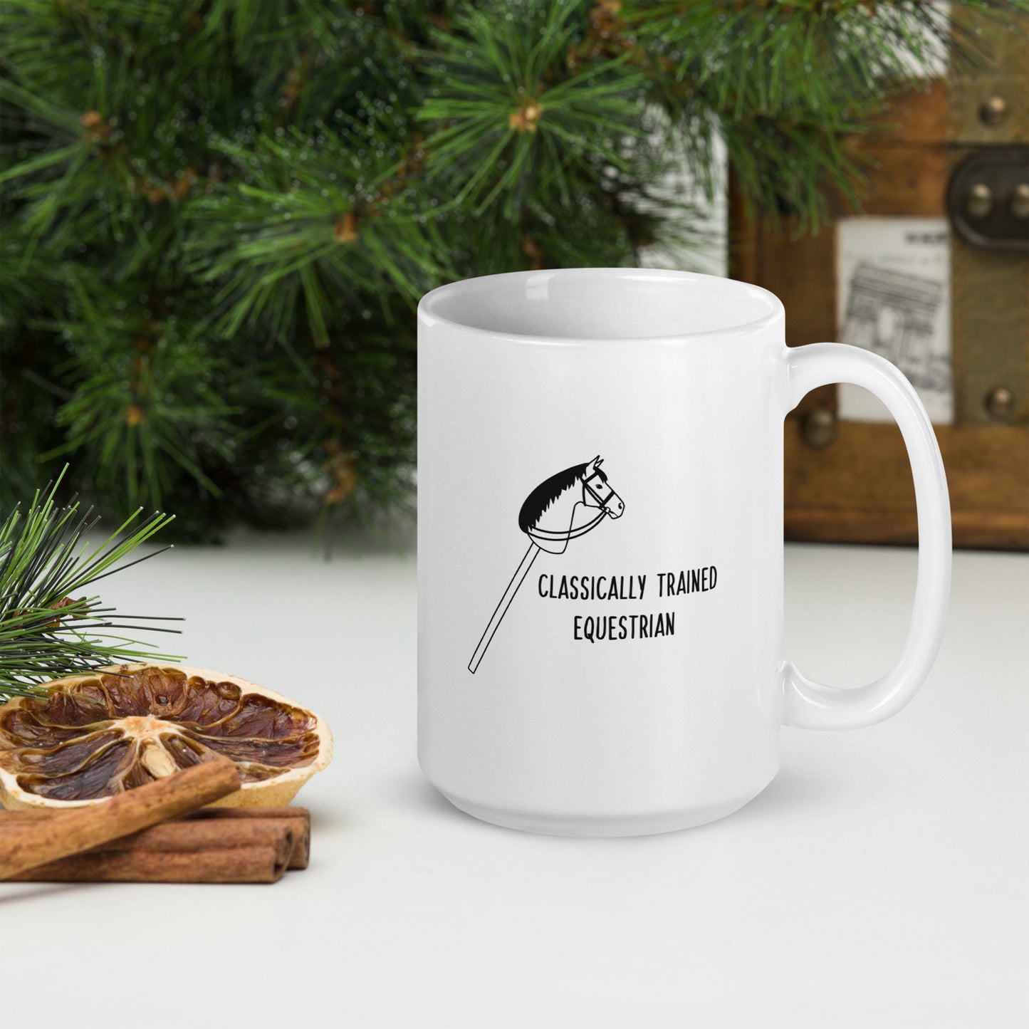 Classically Trained Equestrian Hobby Horse Mug