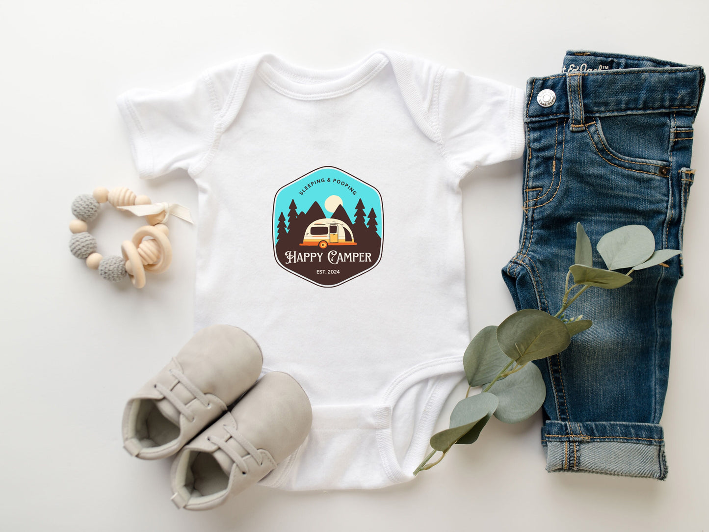 Happy Camper Est. 2024 Infant Bodysuit