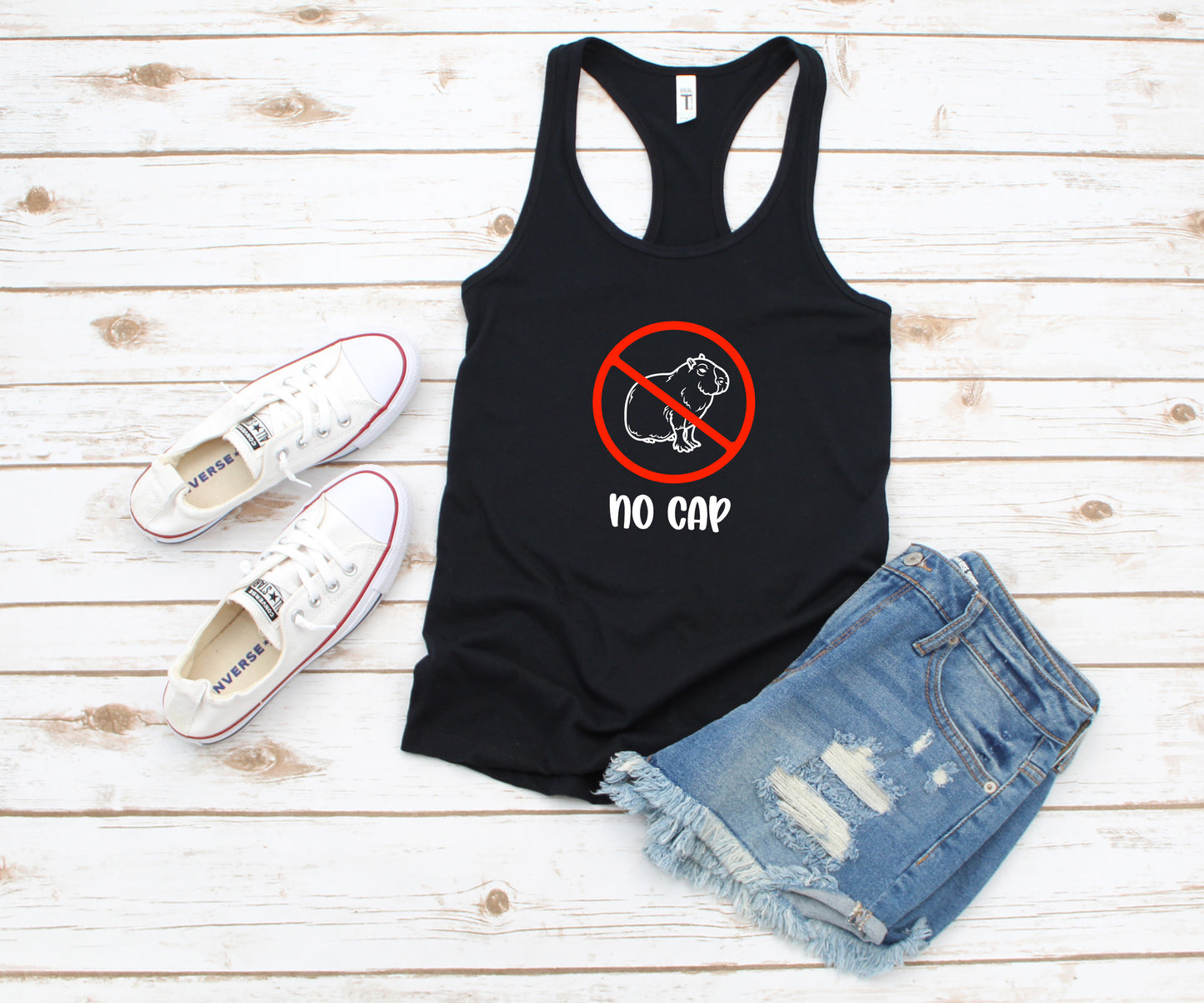 No Cap Capybara Women's Racerback Tank