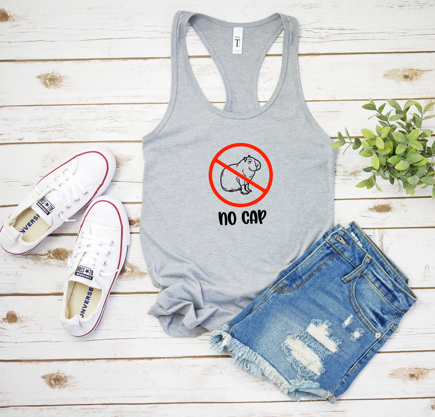 No Cap Capybara Women's Racerback Tank