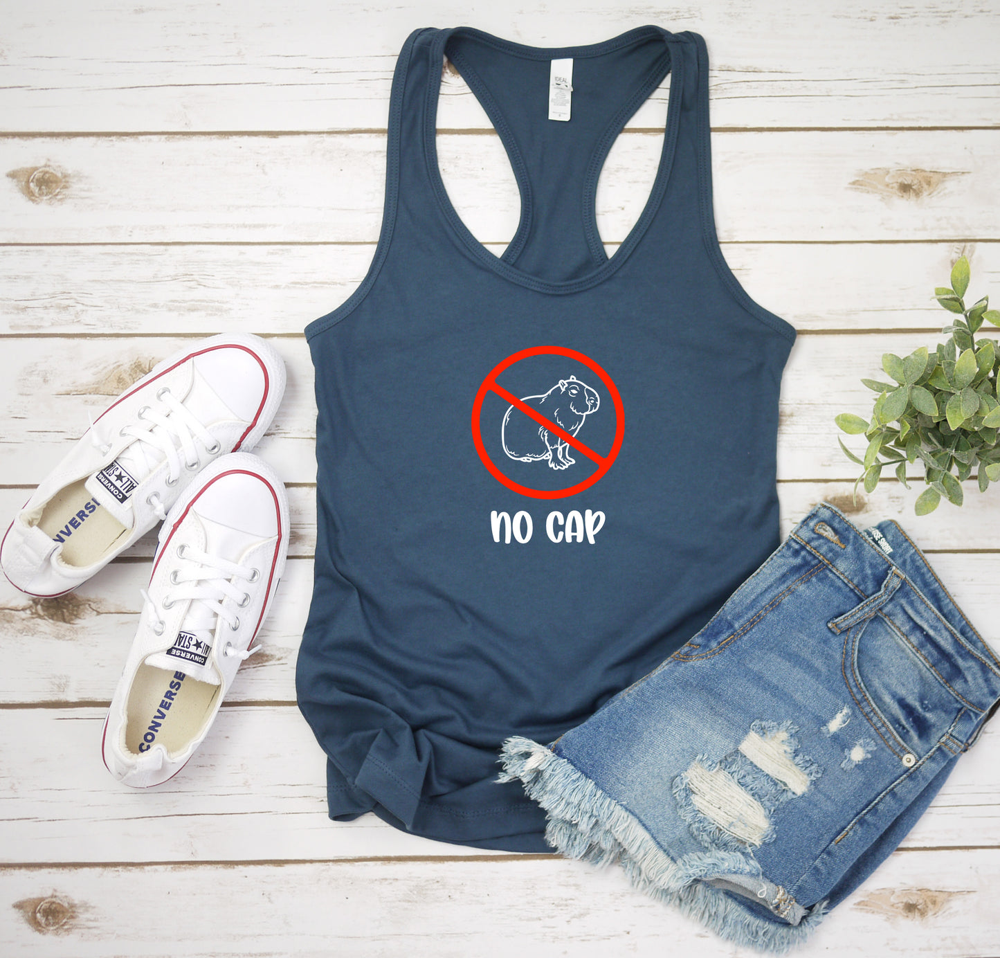 No Cap Capybara Women's Racerback Tank