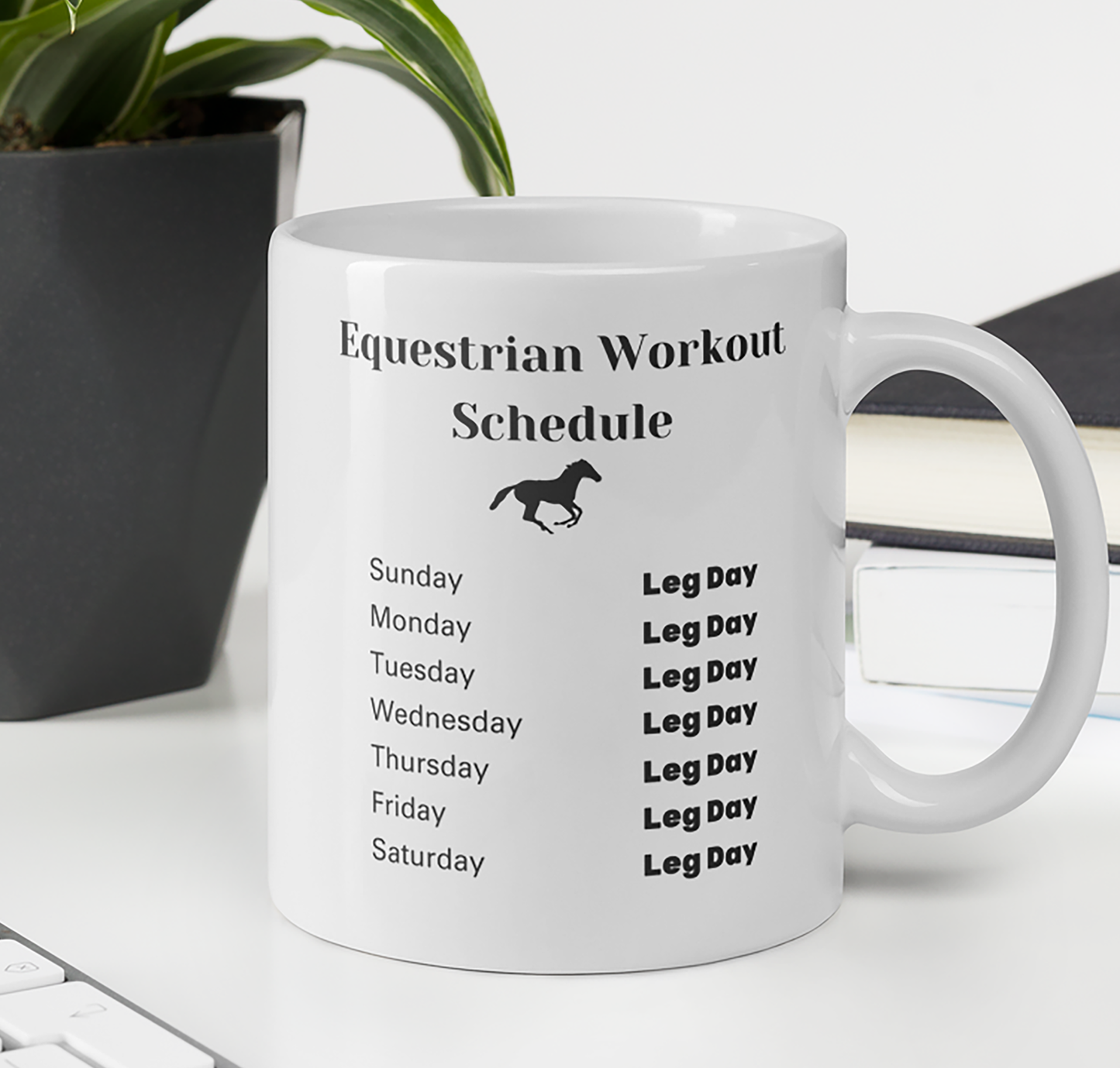 Equestrian Workout Mug