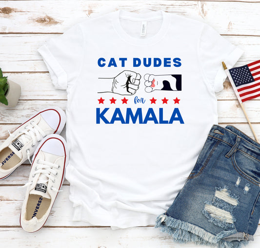 Cat Dudes for Kamala T-Shirt