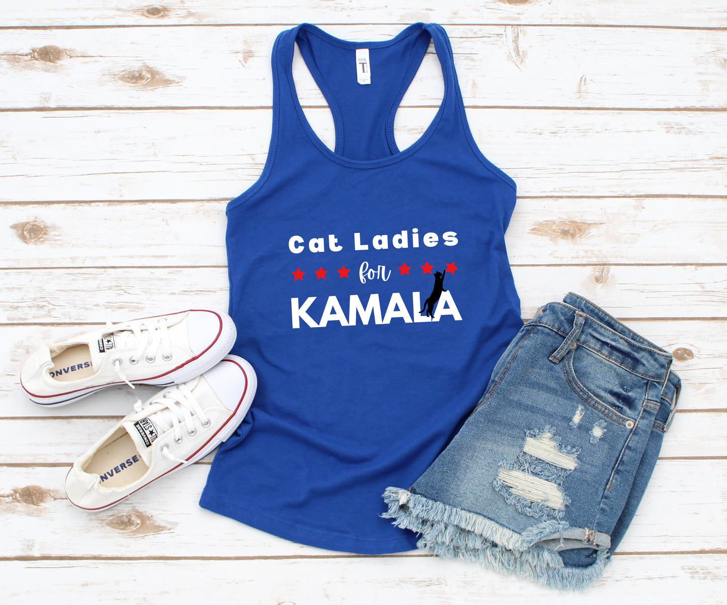 Cat Ladies for Kamala Women's Racerback Tank