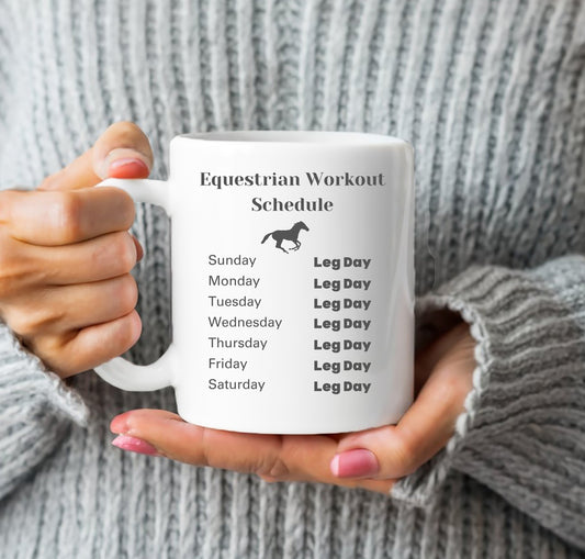 Equestrian Workout Mug