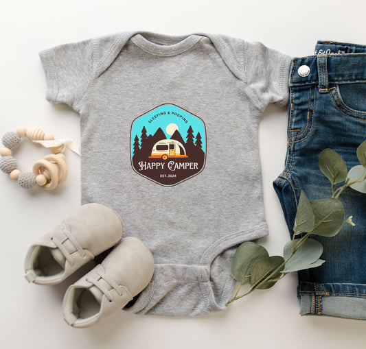 Happy Camper Est. 2024 Infant Bodysuit