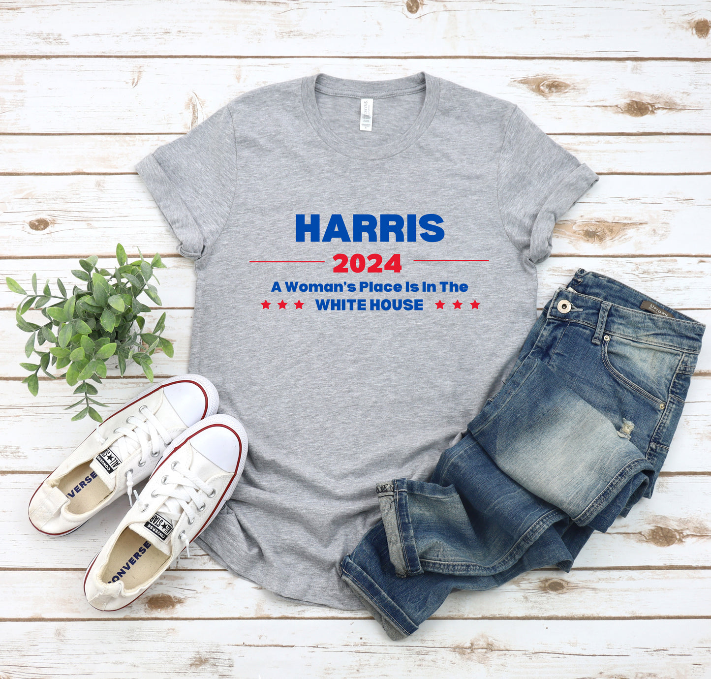 A Woman's Place is in the White House Harris 2024 T-Shirt