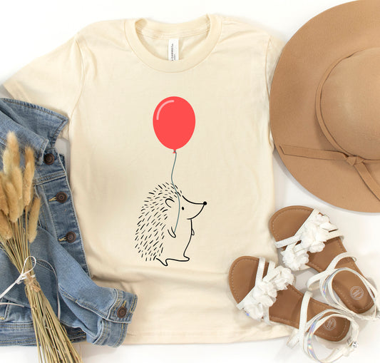 Hedgehog with Balloon Kids' T-Shirt