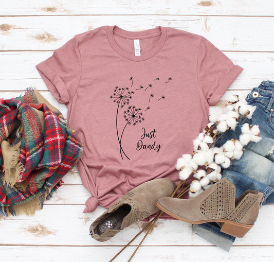 Just Dandy Cute Dandelion T-Shirt