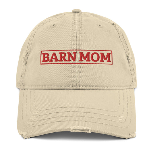 Distressed Barn Mom Hat