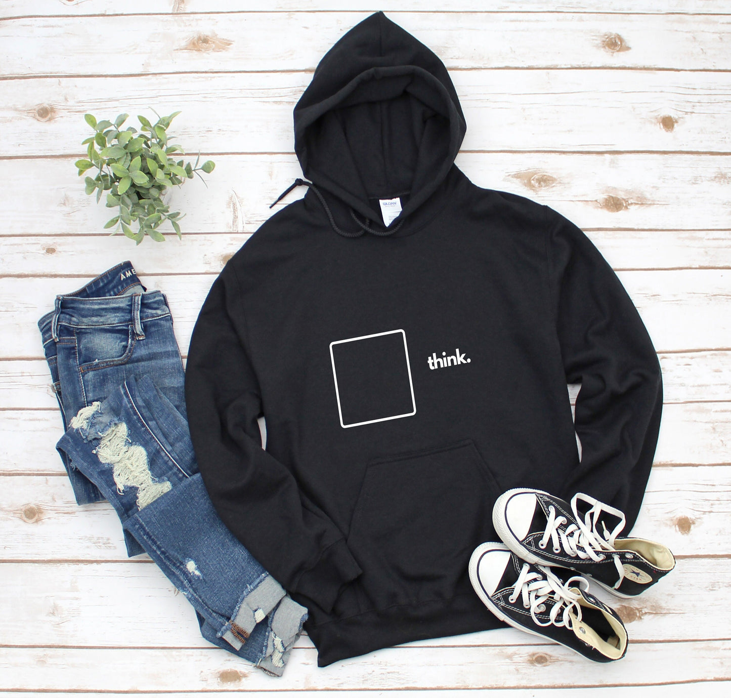 Think Outside the Box Hooded Sweatshirt