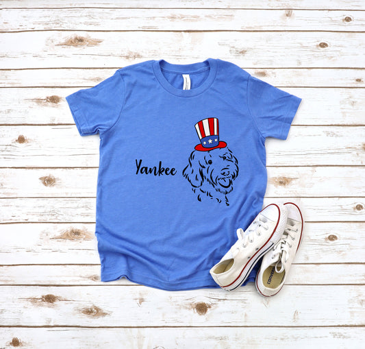 Yankee Doodle Dog 4th of July  Kids' T-Shirt