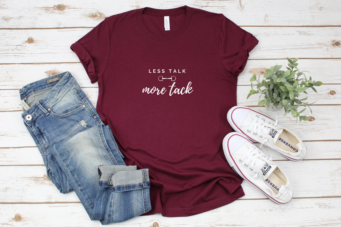 Less Talk More Tack Unisex Horse Lover T-Shirt