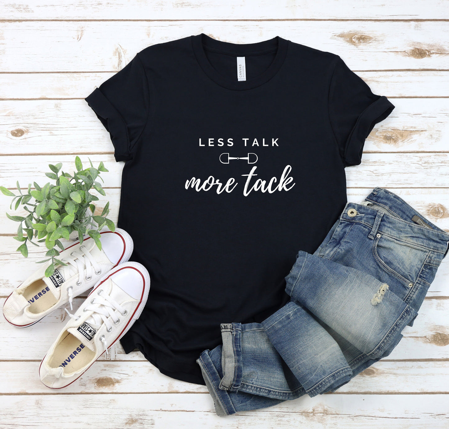 Less Talk More Tack Unisex Horse Lover T-Shirt