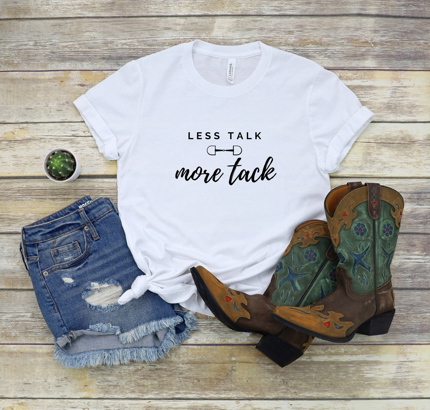 Less Talk More Tack Unisex Horse Lover T-Shirt